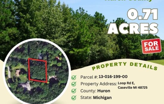 Contract for Sale – 0.71 acres in Huron County, Michigan – $19,900