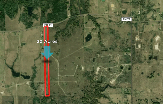20 Acres in Talco, TX – $129,900